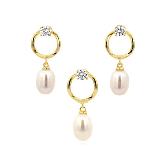 Сребърен комплект - Golden Grace