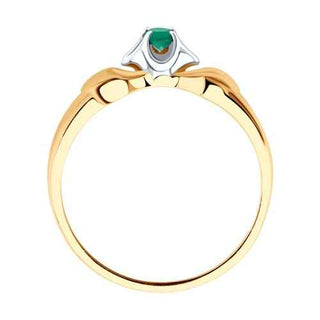 Сребърен пръстен - Green Agate