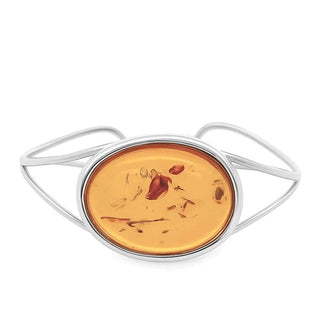 Сребърна гривна - Amber Eye