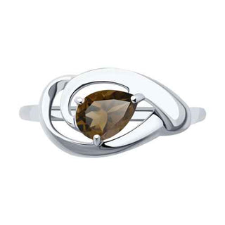 Сребърен пръстен - Smoky quartz Joy