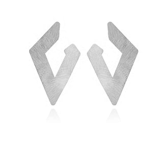 Сребърни обеци - Vento Grafico