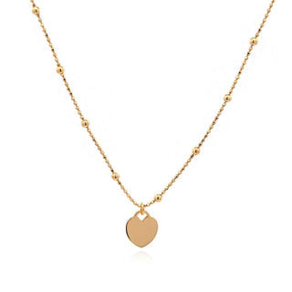 сребърно колие, жълта позлата