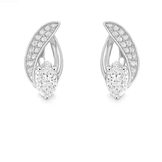 Сребърни обеци - Abstract Shine