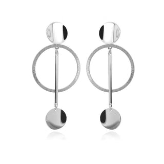 Сребърни обеци - Equilibrio