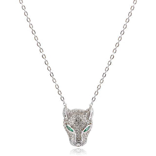 сребърно колие пантерА