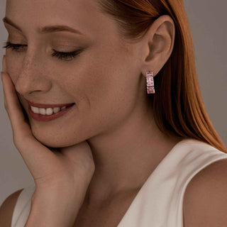 Дамски сребърни обеци | Висящ модел от Селина