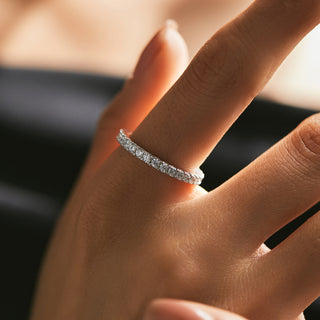 Сребърен пръстен - Lumina Line Moissanite