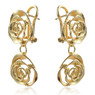 Сребърен комплект - Gold Roses