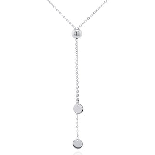 Сребърно колие - Linear Drop Lariat