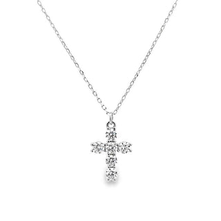 Сребърно колие - Cross Light