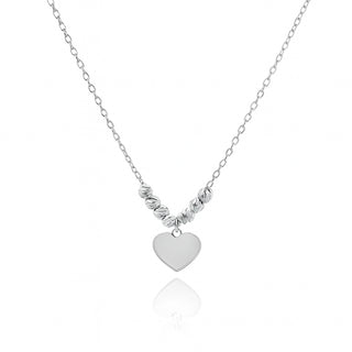 Сребърно колие - Heartline Charm