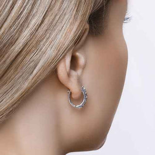 Сребърни обеци - CZ Swarovski Rise