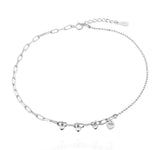 Сребърни гривни за глезен