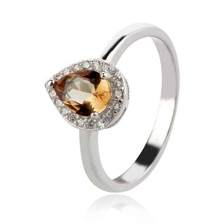 сребърен пръстен със султанит