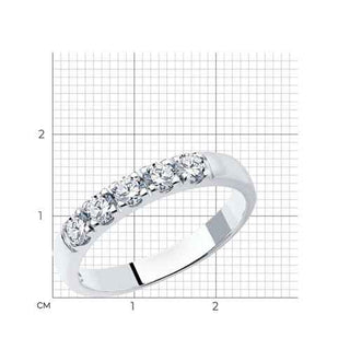 Сребърен пръстен - CZ Swarovski Rise
