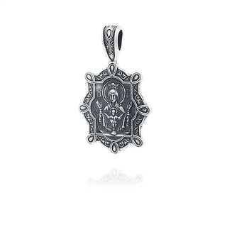 Сребърен медальон - Holy Mother Pendant