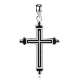 мъжки сребърен кръст