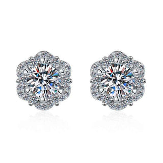 Сребърни обеци