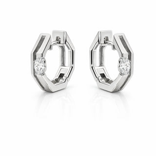 Сребърни обеци - Urban Edge