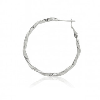 Сребърни обеци - Dance Hoops