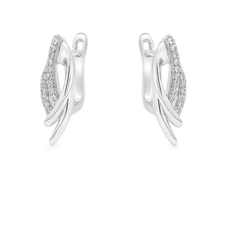 Сребърни обеци - Wave Shine