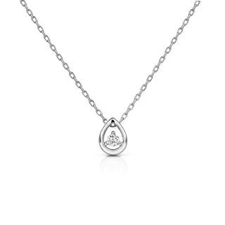 Сребърно колие - Eternal Drop Lab Dia