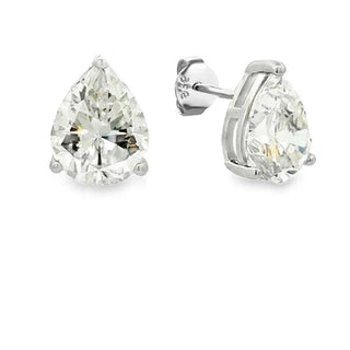 Сребърни обеци - Pear Elegance