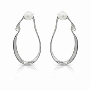 Сребърни обеци