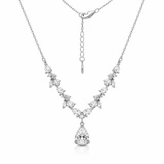 Сребърно колие - Bloom Drop