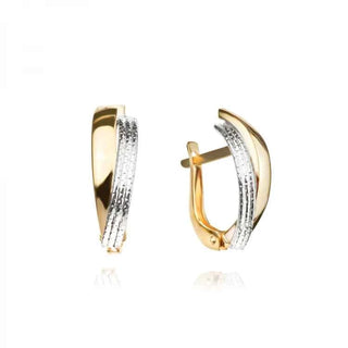 Златни обеци - Silver Touch Hoops