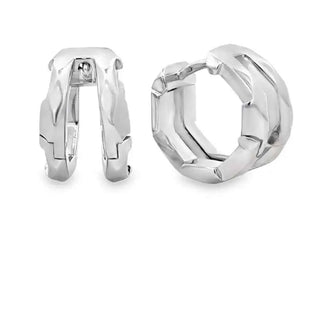 Сребърни обеци - Edge