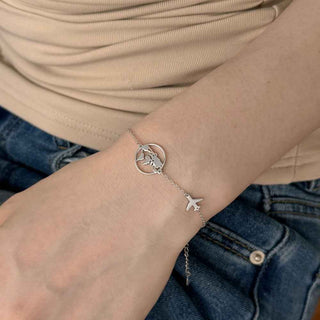 Сребърна гривна