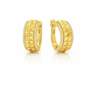 Сребърни обеци - Geometric Edge