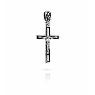 Сребърен кръст - Faith Cross Enamel