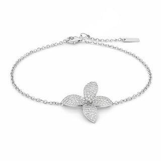 Сребърна гривна - Garden Bloom