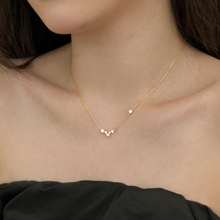 Сребърно колие - Sparkle Vibes Necklace