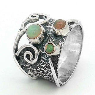 Сребърен пръстен - Unique Opal Essence