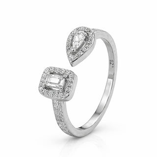 Сребърен пръстен - Dual Muse Open Ring