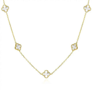 Сребърно колие - Alhambra Pearl 5 YG