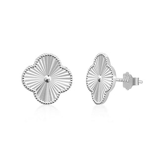 Сребърни обеци - Alhambra Vintage D