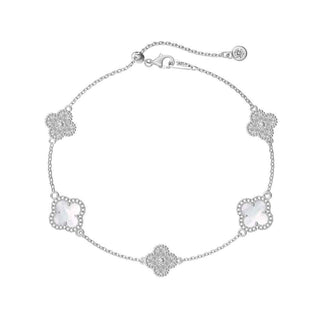 Сребърна гривна - Alhambra Magic & Pearl