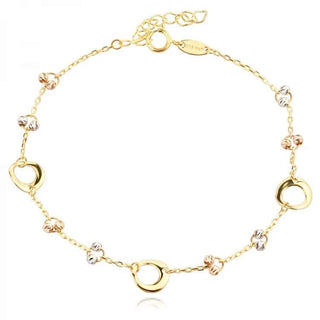 Златна гривна - TriColor Harmony