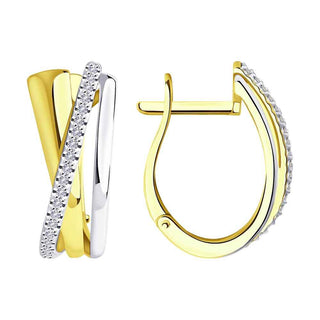 златни обеци, диаманти, sokolov,