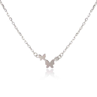 пеперуди с цирконии , родиево покритие