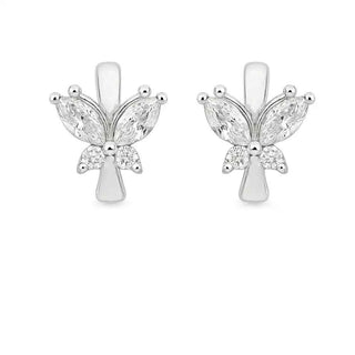Сребърни обеци - Butterfly Spark