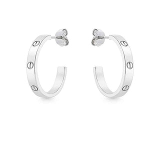 Сребърни обеци