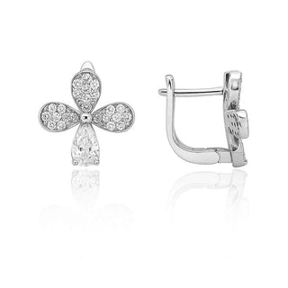Сребърни обеци - Bloom Charm