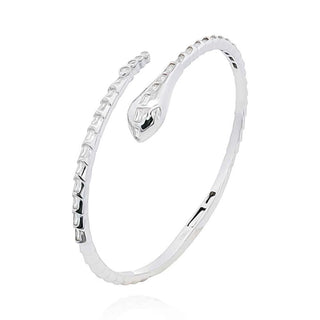 Сребърна гривна - Snake Glam Bangle
