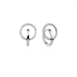 Златни обеци - White Aura