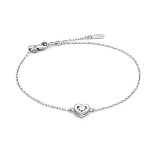 Сребърна гривна - Eternal Heart Lab Dia